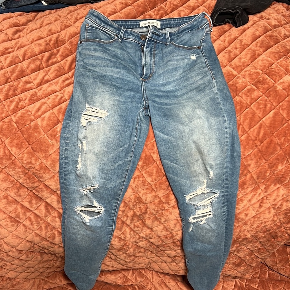 Abercrombie & Fitch High Rise Super Skinny Curve Love Jeans Size 30/10